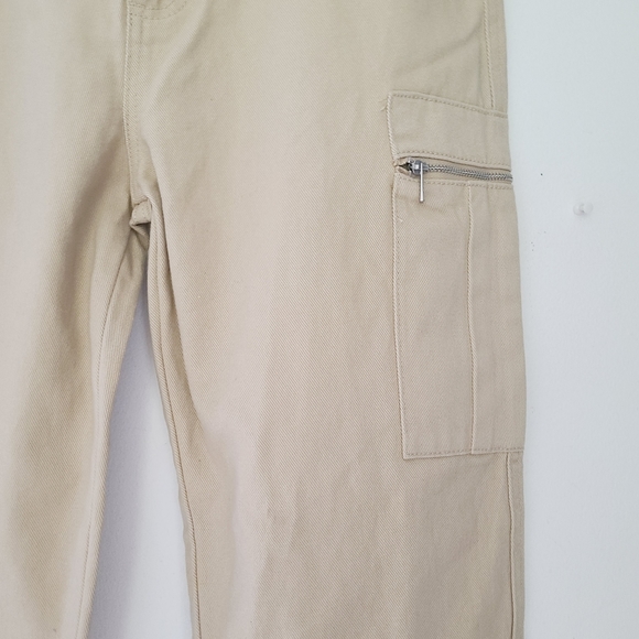 NWOT WEWOREWHAT utility pants in tan color - Picture 4 of 11